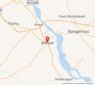 Map of Bilhaur, Uttar Pradesh