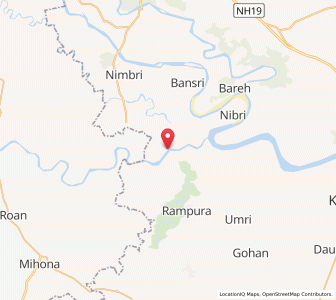 Map of Billaur, Uttar Pradesh