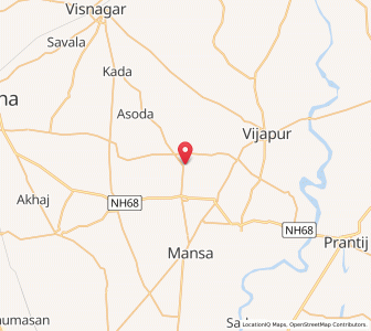 Map of Bilodra, Gujarat