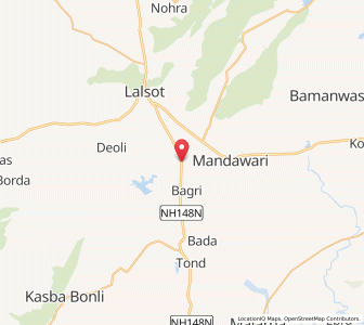Map of Bilona Kalan, Rajasthan