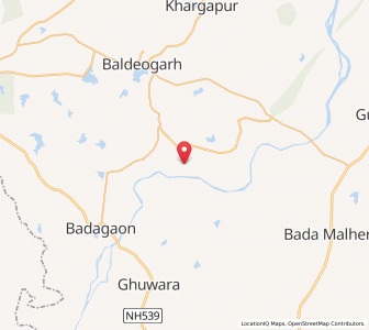 Map of Bilrao, Madhya Pradesh