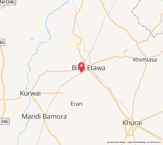 Map of Bina, Madhya Pradesh