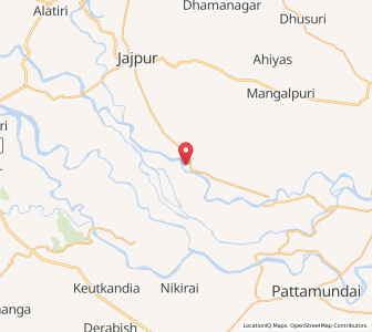 Map of Binjharpur, Odisha