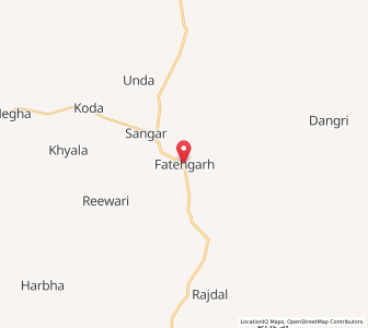 Map of Binjorai, Rajasthan