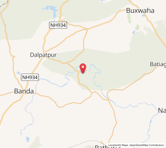 Map of Binnai, Madhya Pradesh