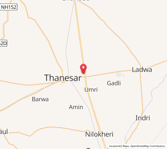 Map of Bir Pipli, Haryana