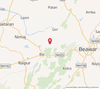 Map of Birantiya Khurd, Rajasthan