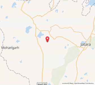 Map of Birau, Madhya Pradesh