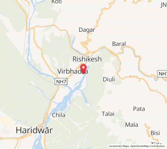 Map of Birbhaddar, Uttarakhand