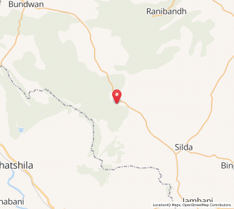 Map of Birgi, West Bengal