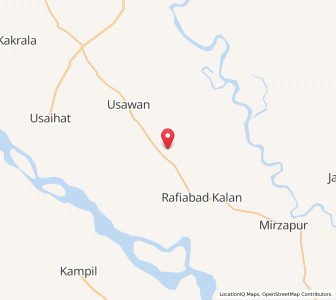 Map of Biria, Uttar Pradesh