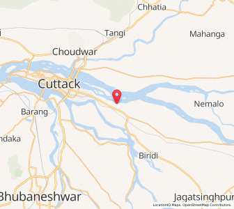 Map of Biribati, Odisha