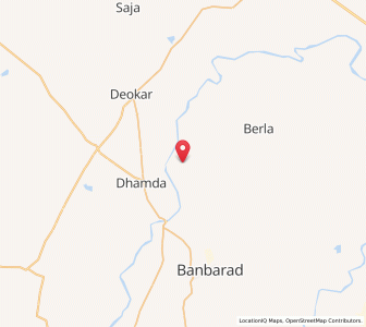 Map of Biroda, Chhattisgarh