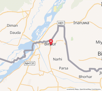 Map of Birpur, Bihar