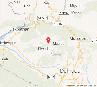 Map of Birsani, Uttarakhand