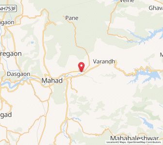 Map of Birvadi, Maharashtra