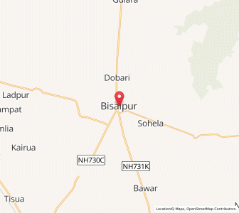 Map of Bisalpur, Uttar Pradesh