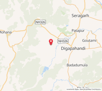 Map of Bishamagiri, Odisha