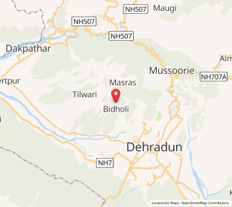 Map of Bishanpur, Uttarakhand