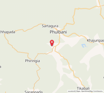 Map of Bisipara, Odisha