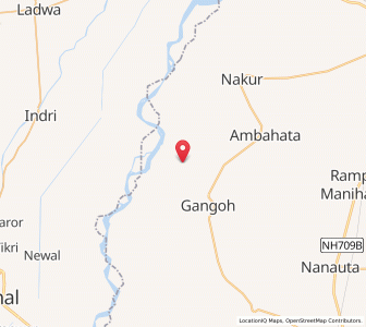 Map of Bisnot, Uttar Pradesh