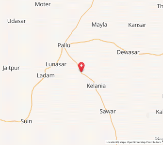 Map of Bisrasar, Rajasthan