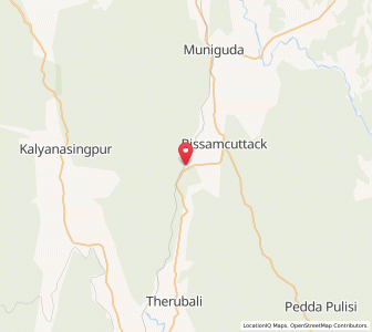 Map of Bissamcuttack, Odisha