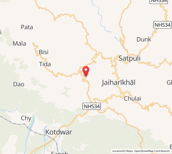 Map of Bistana, Uttarakhand