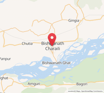 Map of Biswanath Chariali, Assam