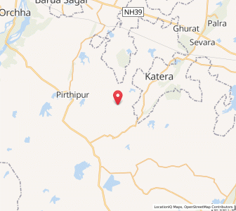 Map of Bitar, Madhya Pradesh