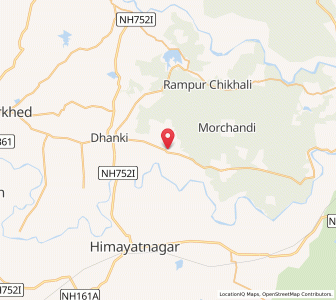 Map of Bitargaon, Maharashtra