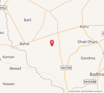 Map of Bithan, Haryana