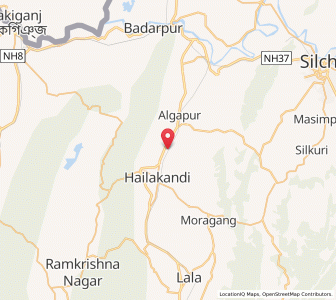 Map of Boalipar, Assam