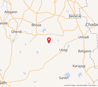 Map of Boblad, Maharashtra