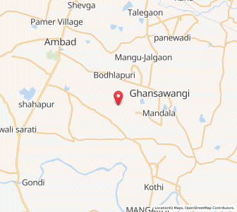 Map of Bochegaon, Maharashtra