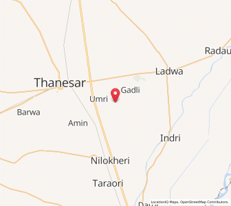 Map of Bodhi, Haryana