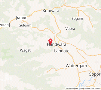 Map of Bodkut Machpur, Kashmir