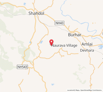 Map of Bodri, Madhya Pradesh
