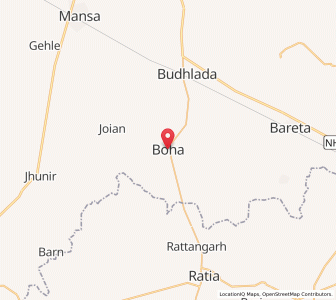 Map of Boha, Punjab