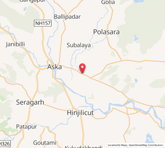 Map of Boirani, Odisha