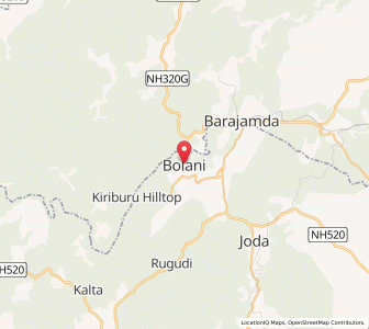 Map of Bolanikhodan, Odisha
