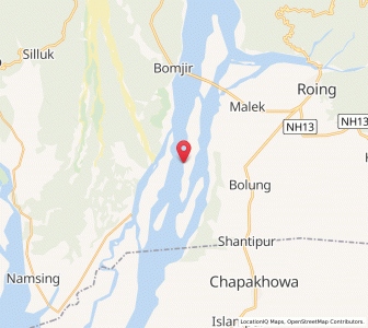 Map of Bolung, Assam