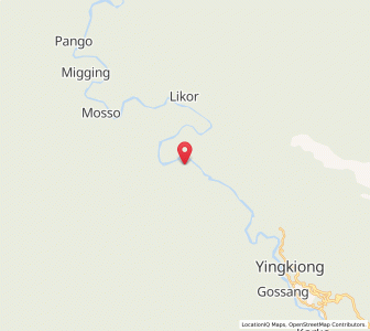 Map of Bomdo, Arunachal Pradesh