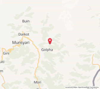 Map of Bona, Uttarakhand