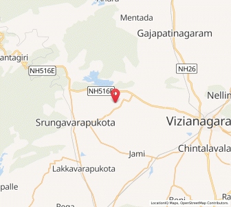 Map of Bonangi, Andhra Pradesh