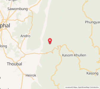 Map of Bongbal Khulen, Manipur