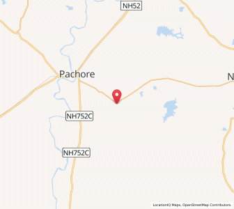 Map of Bora, Madhya Pradesh