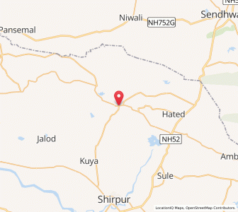 Map of Boradi, Maharashtra
