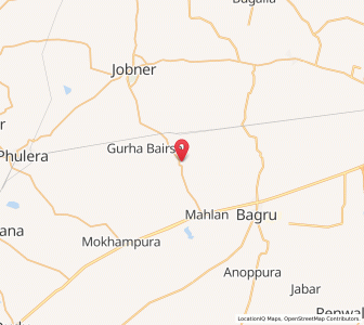 Map of Boraj, Rajasthan