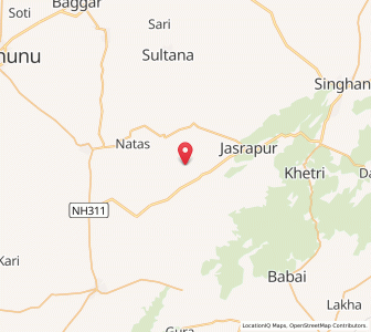Map of Borano Ki Dhani, Rajasthan